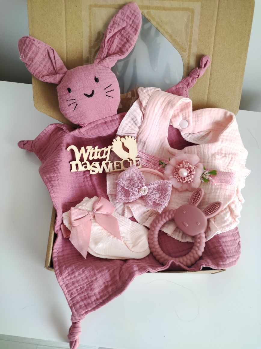 Zestaw Prezentowy baby shower narodziny chrzest prezent baby box