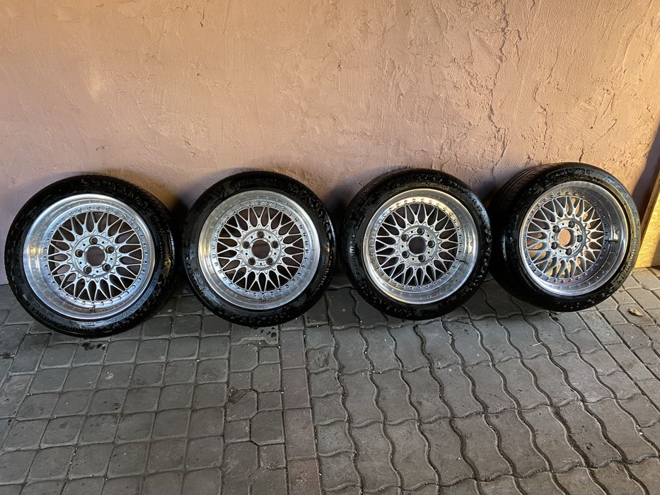 Koła bmw e39 5x120 74,1 BBS RC 090 17x8j oryginał opony 225/45