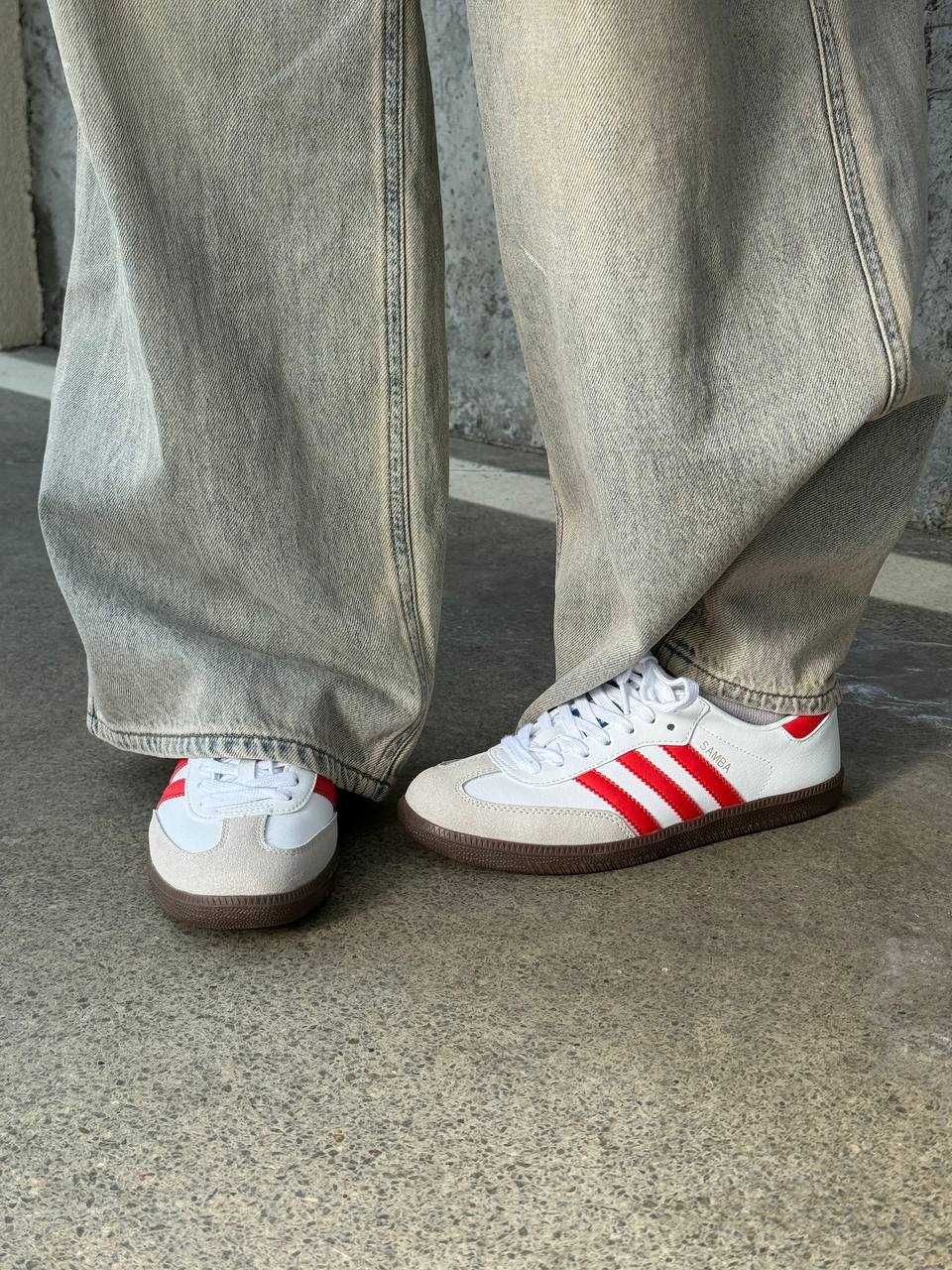 Кросівки Adidas Samba OG Red/White