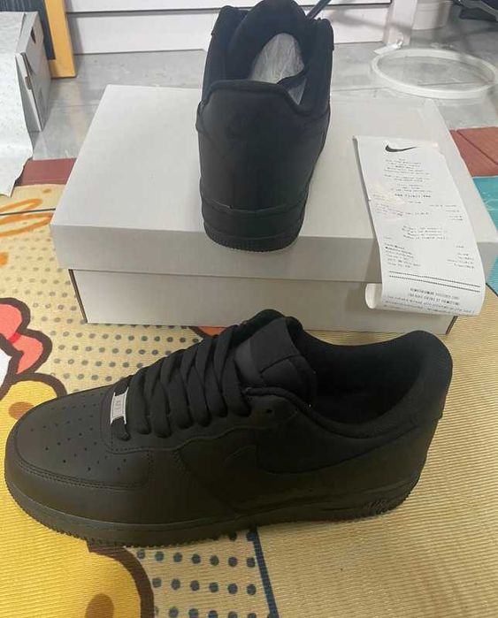 Buty-Trampk-Nike Air Force 1 Low '07 Black R.44