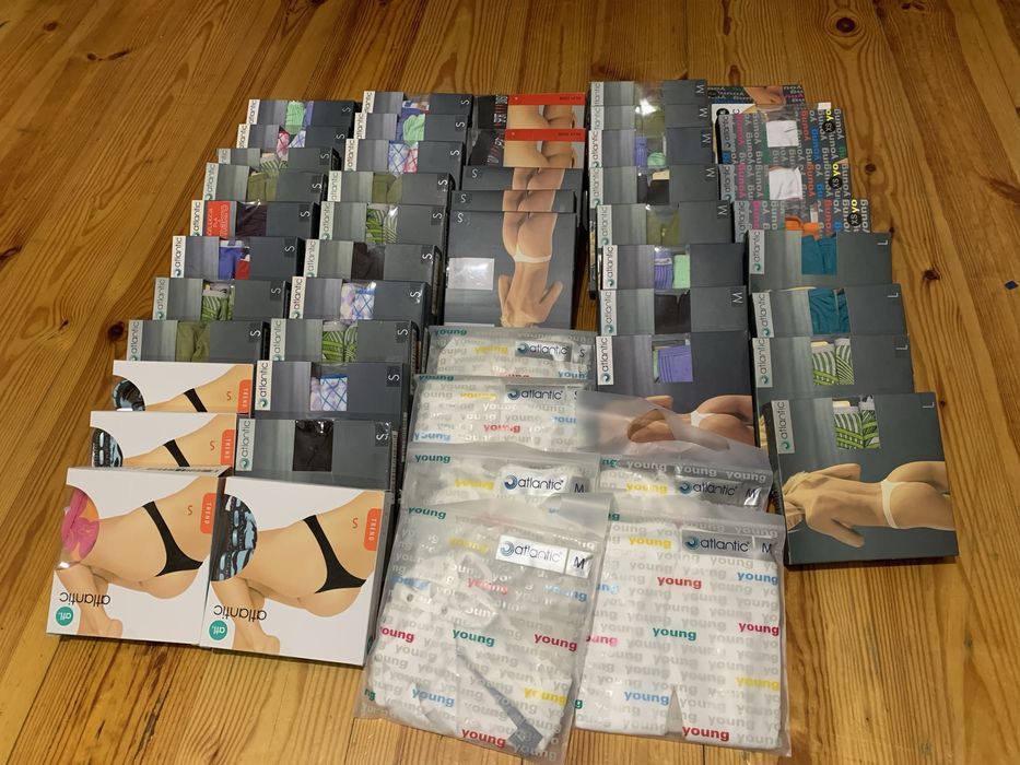 Лот трусиків Atlantic 107 шт , 27 грн шт!!!