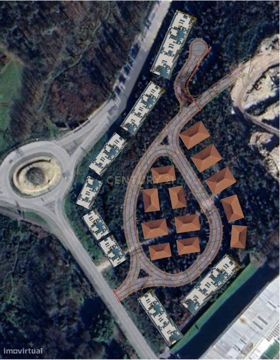 Terreno com PIP para 8 prédios e 12 moradias ou serviços
