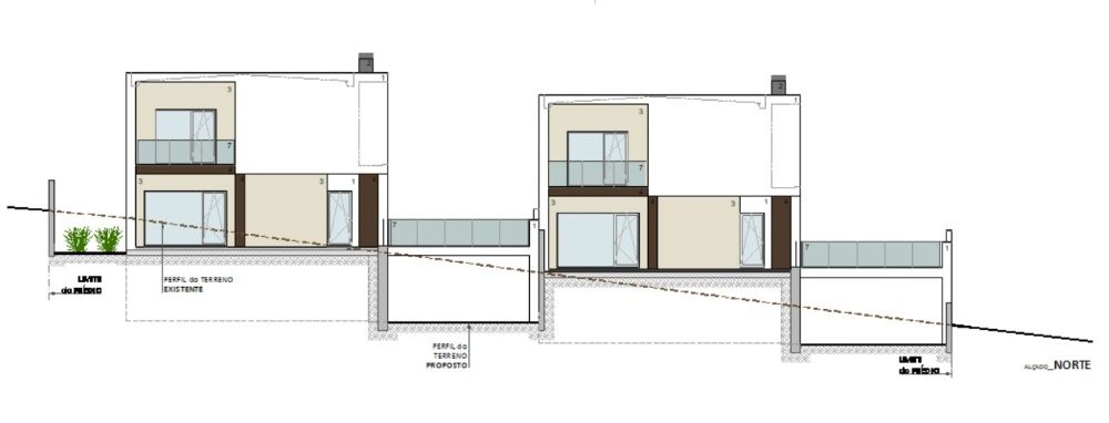 Lote terreno para construção moradia Geminada + destaque