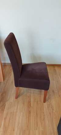 Krzesła ciemny brąz