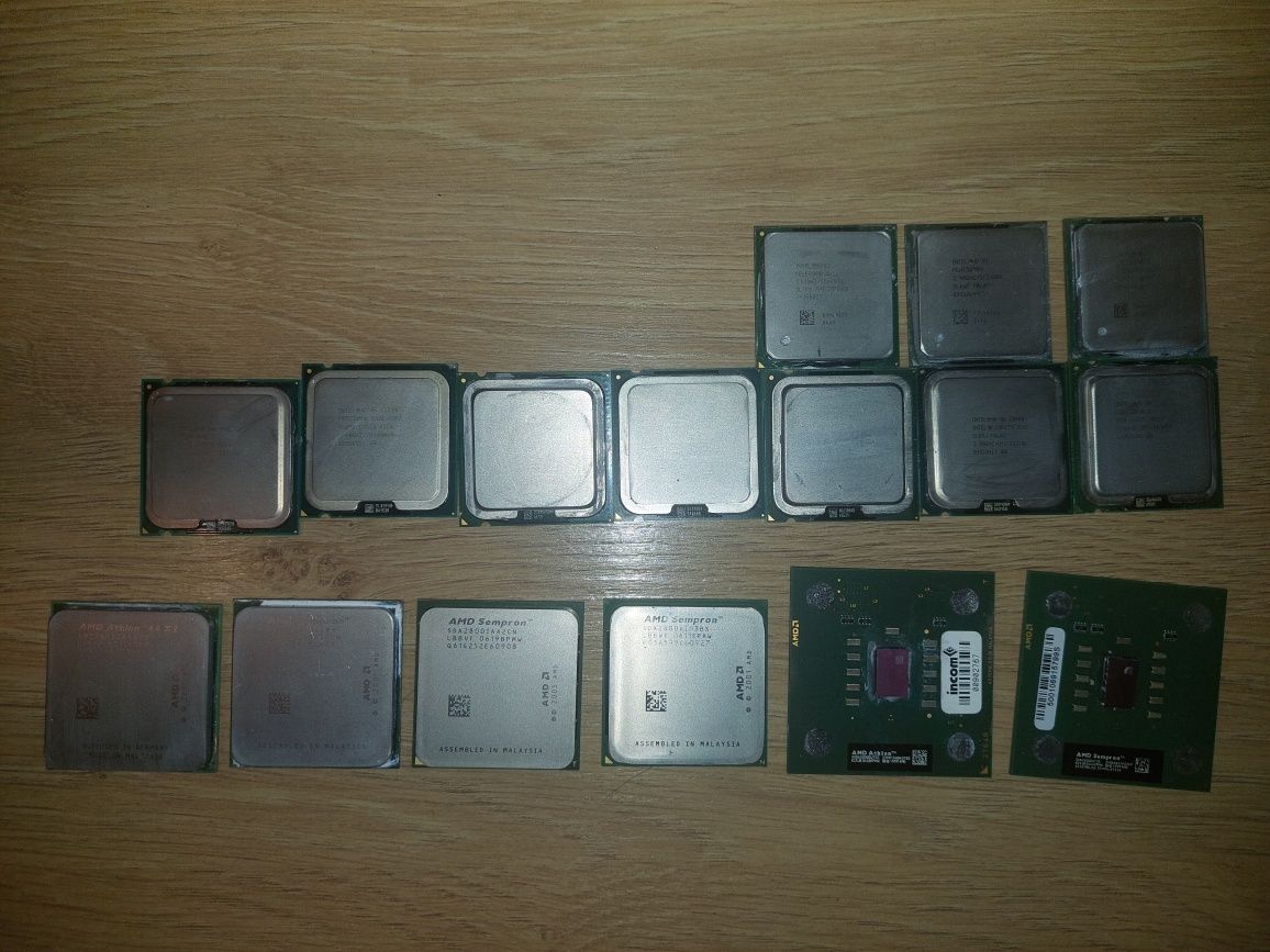Procesory Intel Celeron Pentium dual-core amd athlon sempron