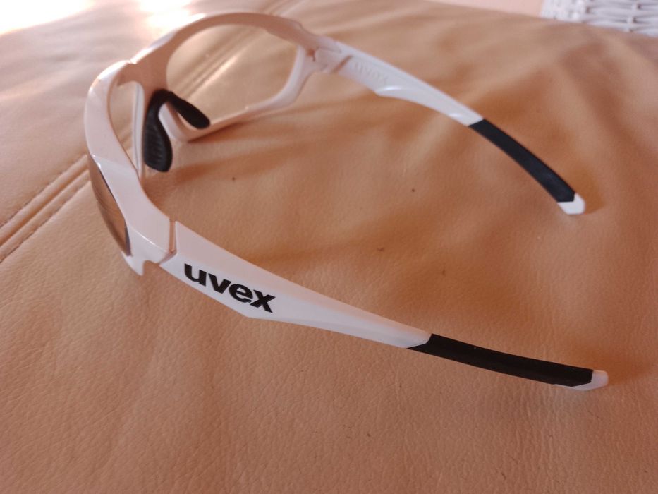 Okulary na rower UVEX używane