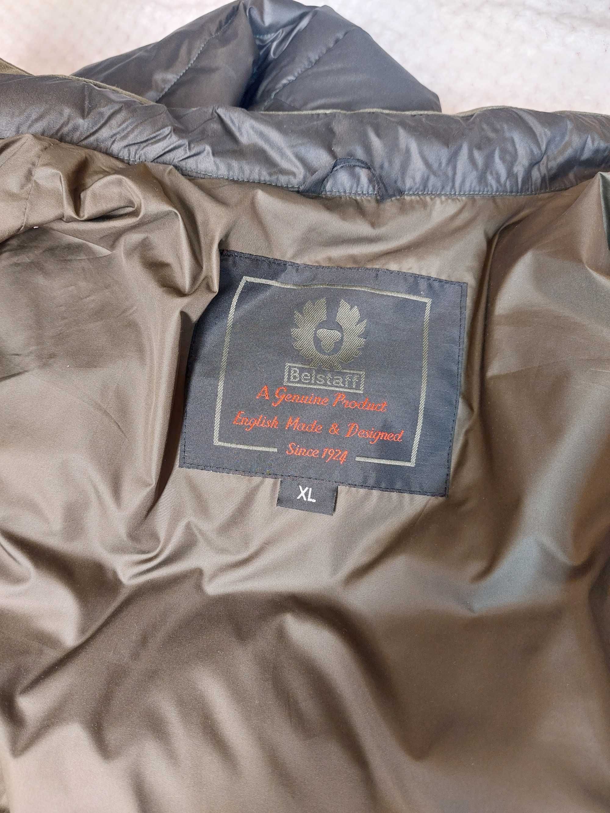 Męska kurtka puchowa Belstaff XL – idealna na zimę!