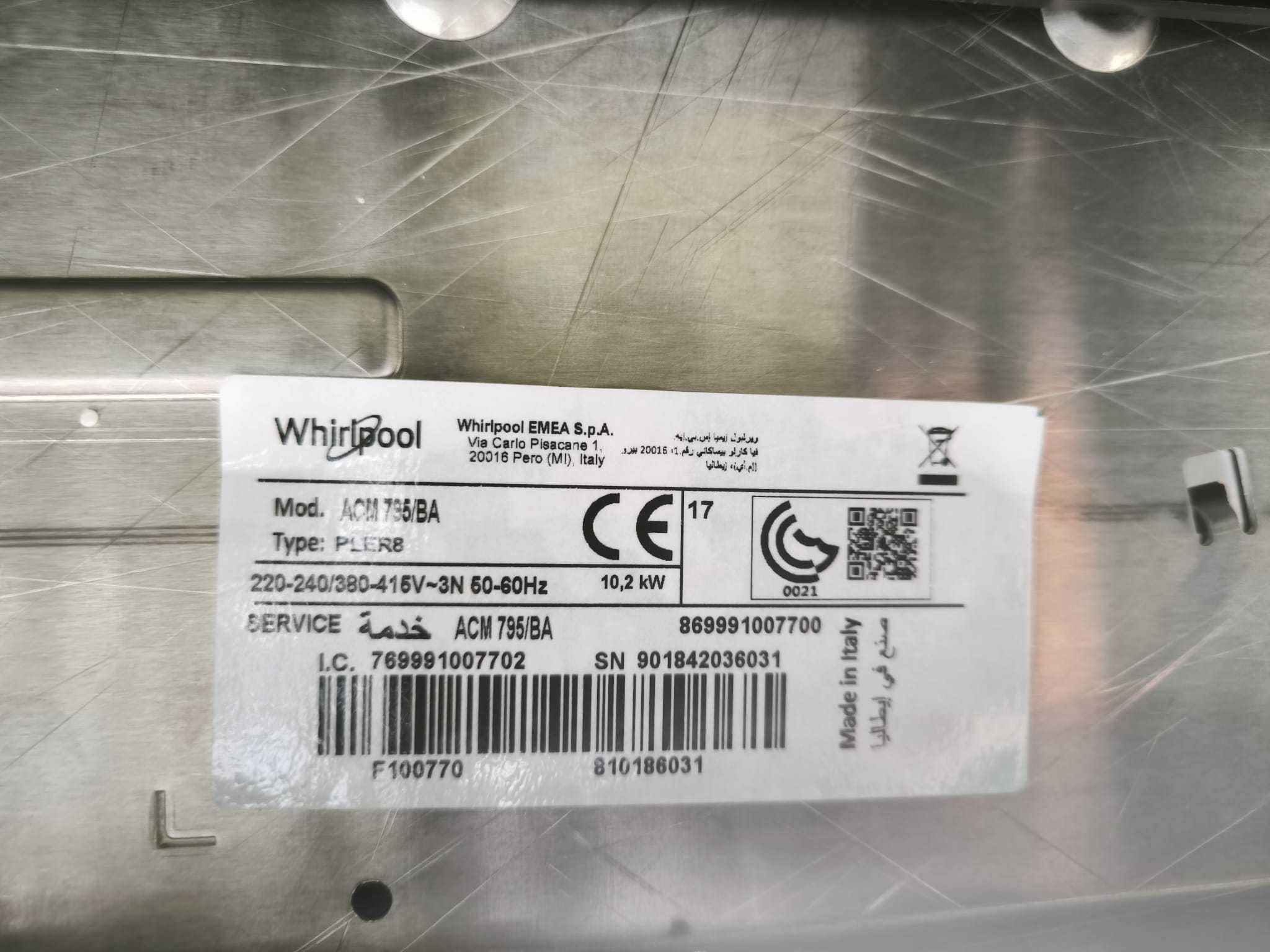Płyta indukcyjna WHIRLPOOL ACM 795 BA