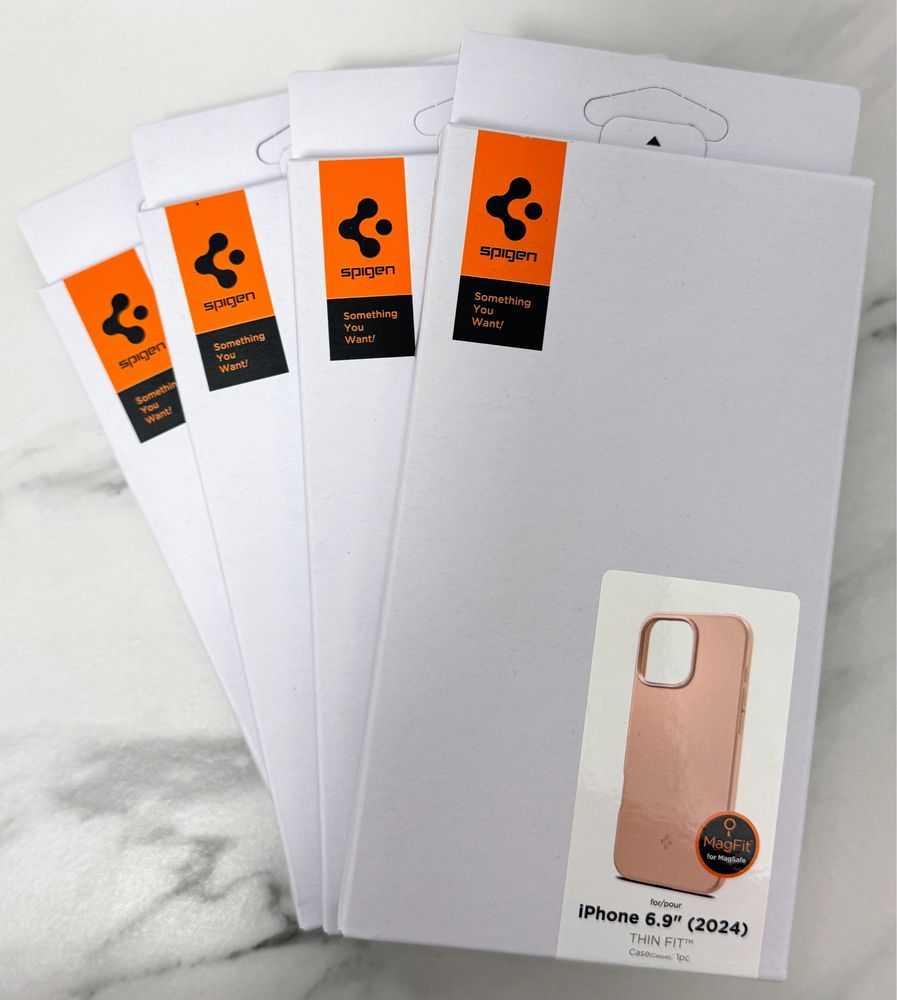Чохол Spigen THIN FIT MagFit for iPhone 16 Pro Max 6.9" ROSE Titanium