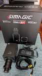 Conjunto Simagic para simracing (base+volante+pedais+outros)