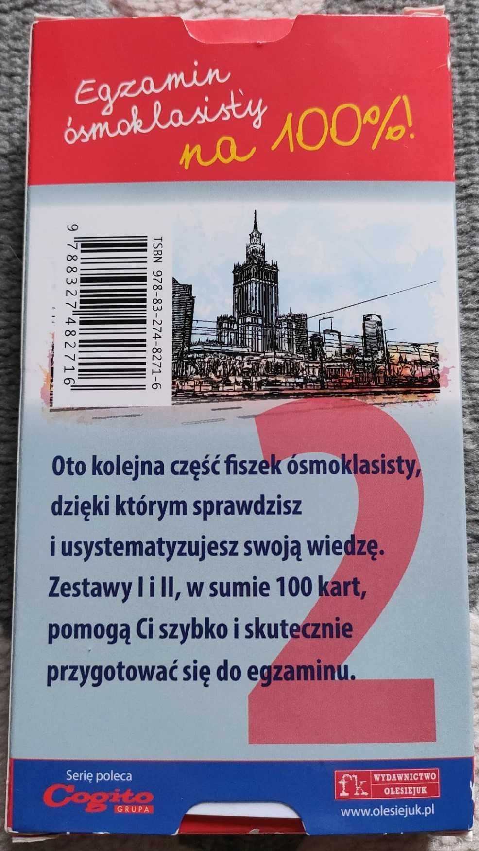 J. Polski fiszki ósmoklasisty (Szkolny niezbędnik)