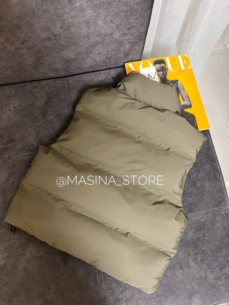 Безрукавка жилетка жилет Zara хакі XS оригінал