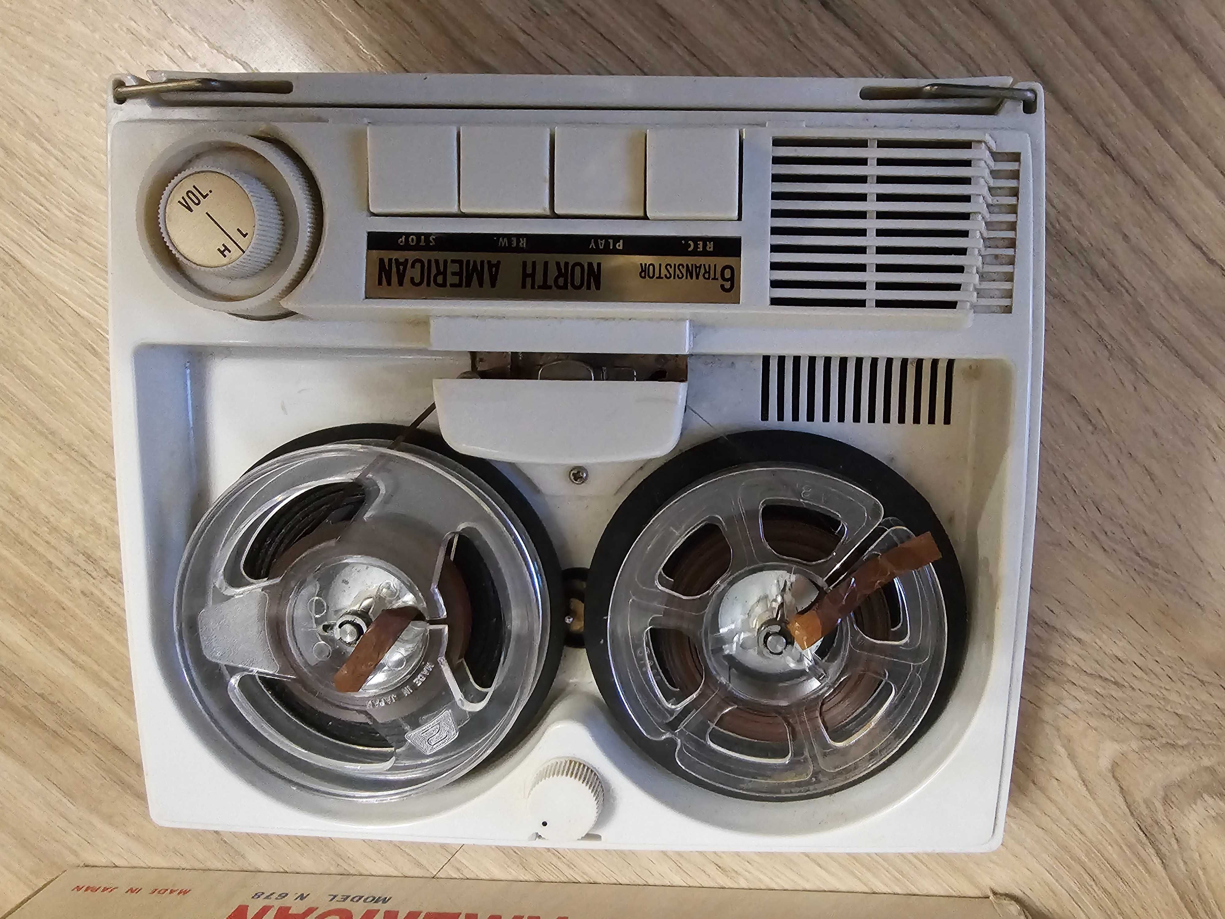 North American Solid State 6 Transistor Tape Recorder