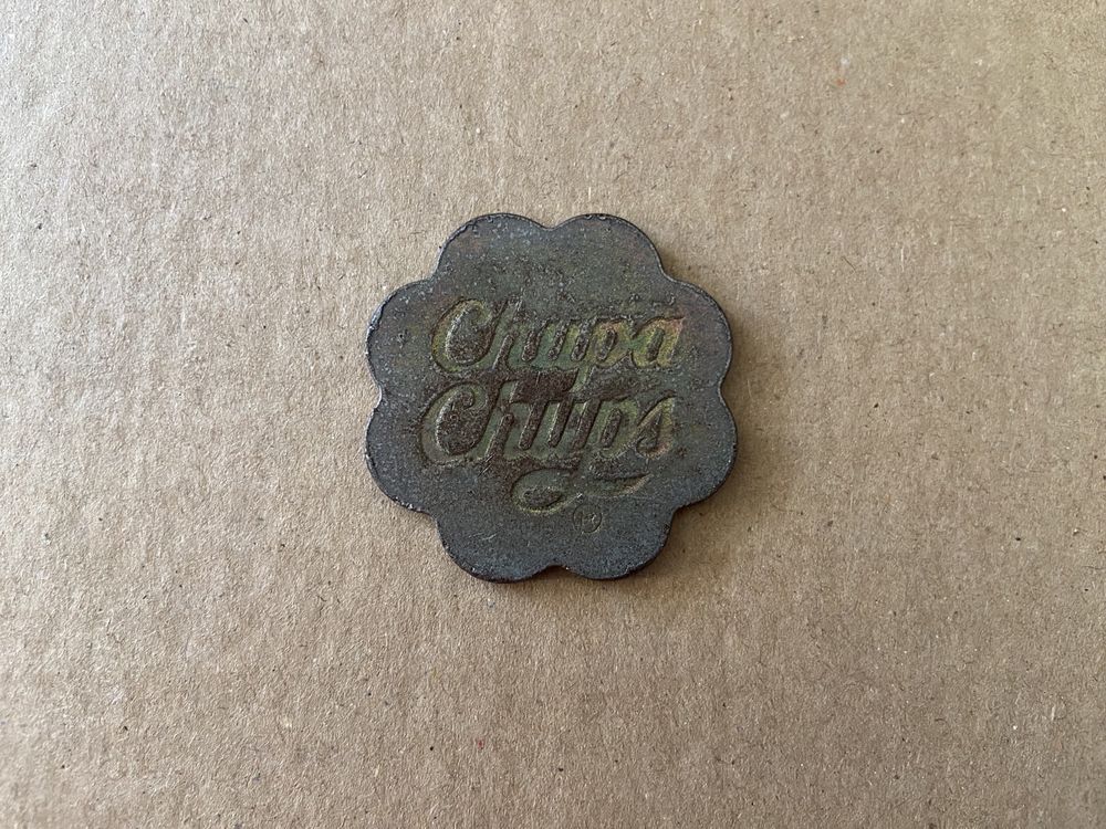 Chupa Chups - metal tazo, tazos, żeton, zbijak, lata 90/2000