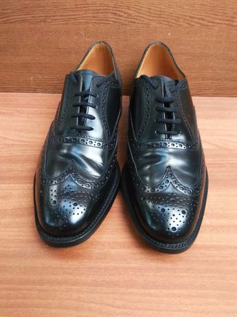 Туфли мужские loake Броги черные 44 размер