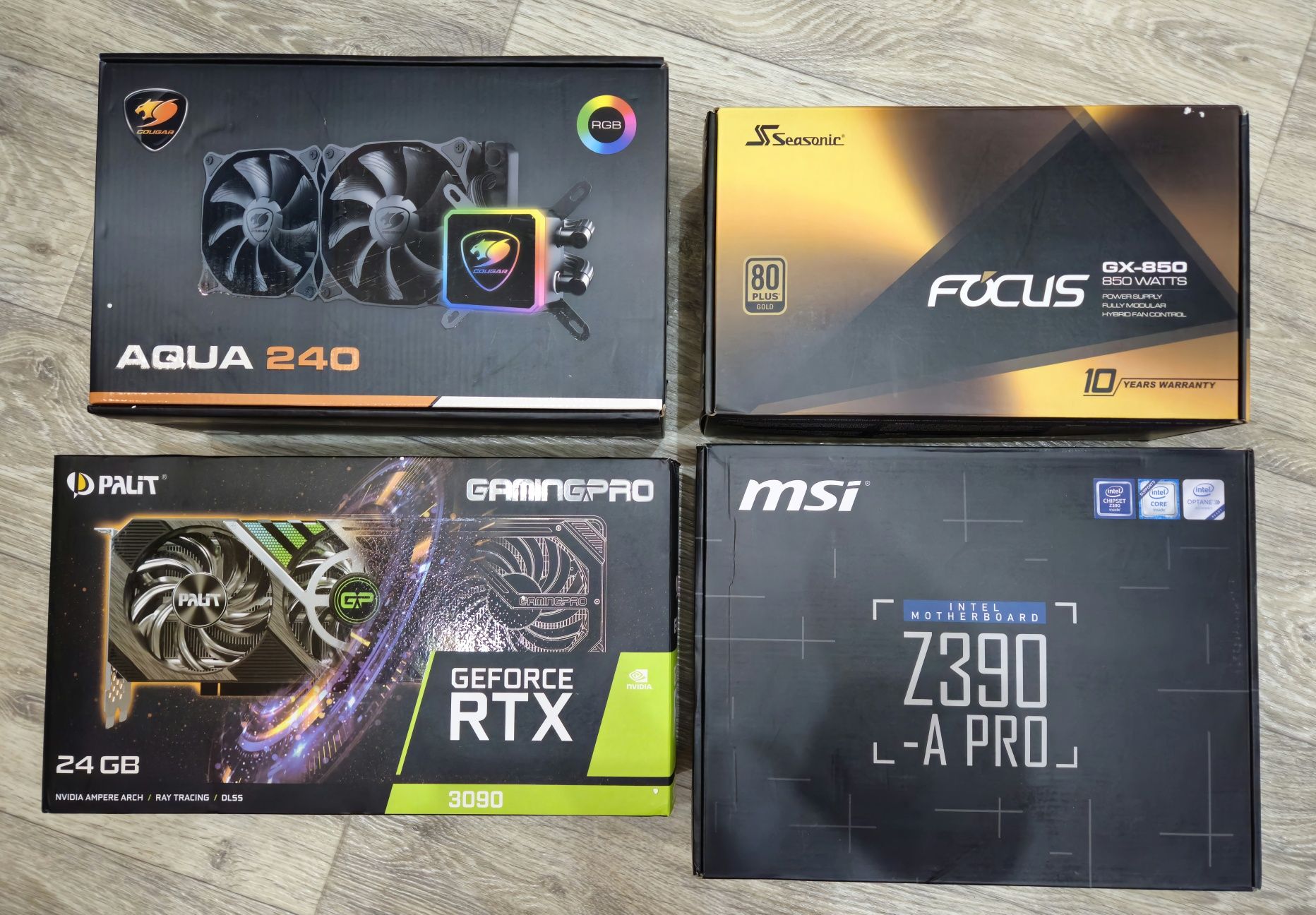 Игровой ПК (RTX 3090 24GB, i7 9700K, MSI Z390-A РRО, 16 gb, 500 gb ssd