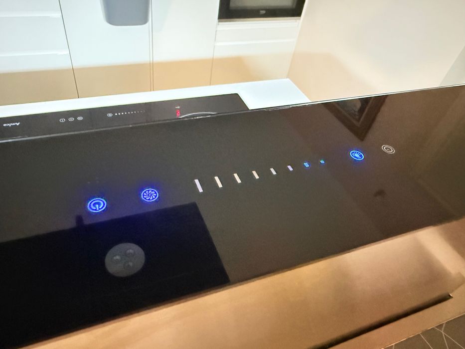 Wyspa kuchenna + okap wysuwany + płyta indukcyjna + nowy zlew