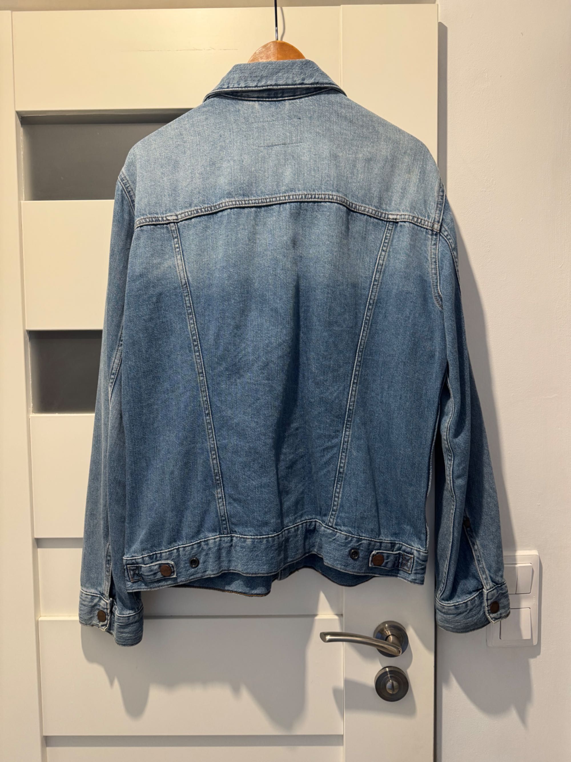 jeansowa kurtka wrangler L
