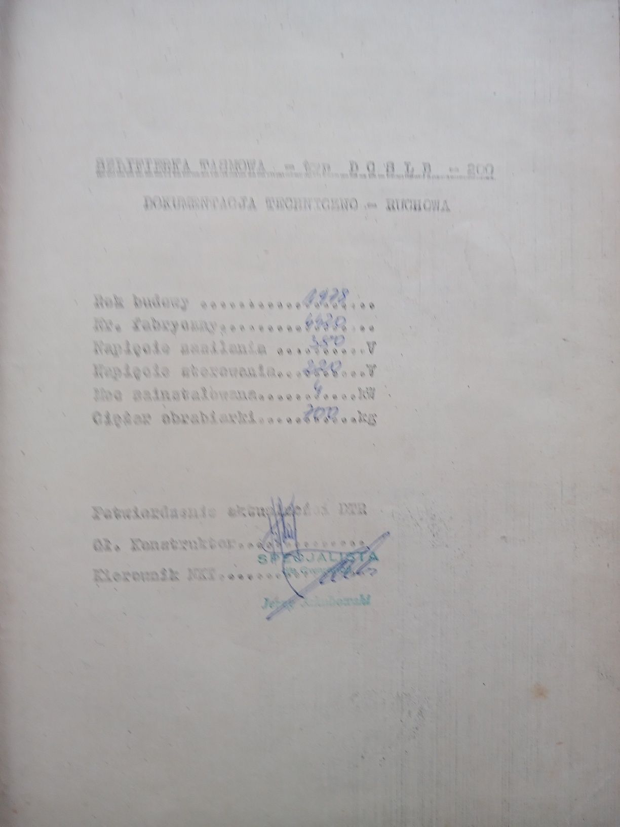 Szlifierka Tasmowa