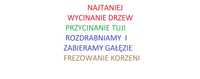 Przycinanie Tuji, wycinanie drzew, rozdrabnianie, frezowanie korzeni