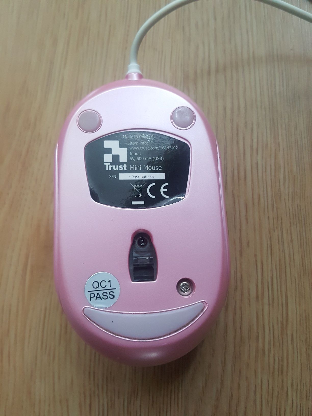 Rato Trust Mini Mouse USB Pink