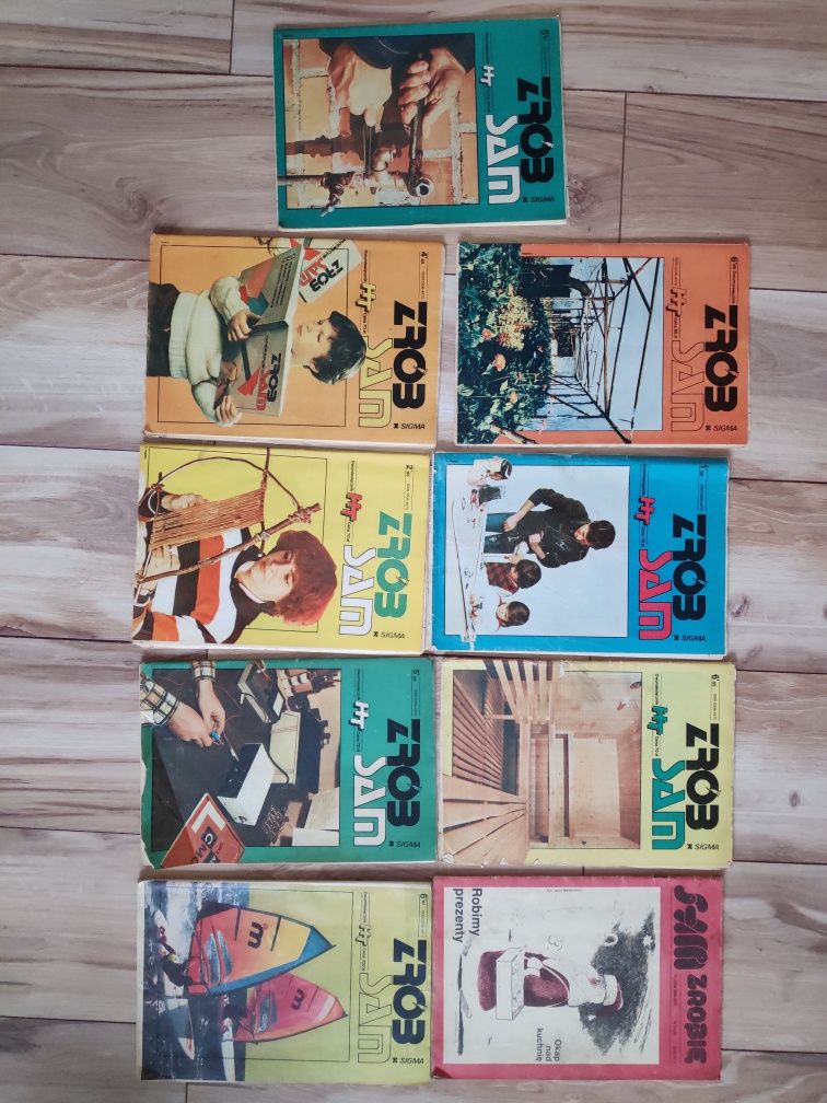 Czasopismo magazyn "zrób sam" 1985 do 1987PRL