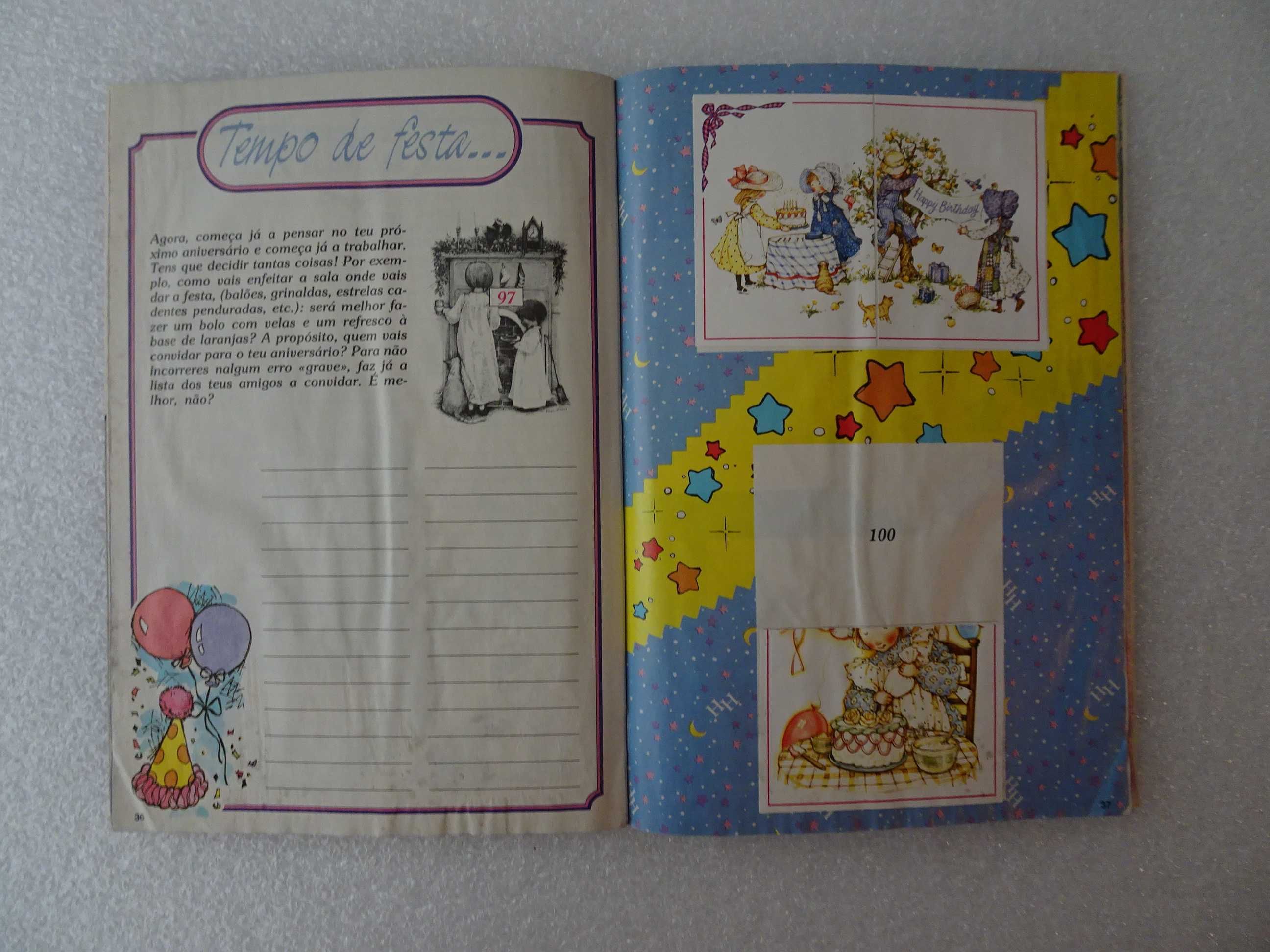 Caderneta de cromos Holly Hobbie - Panini - Tem 99 cromos