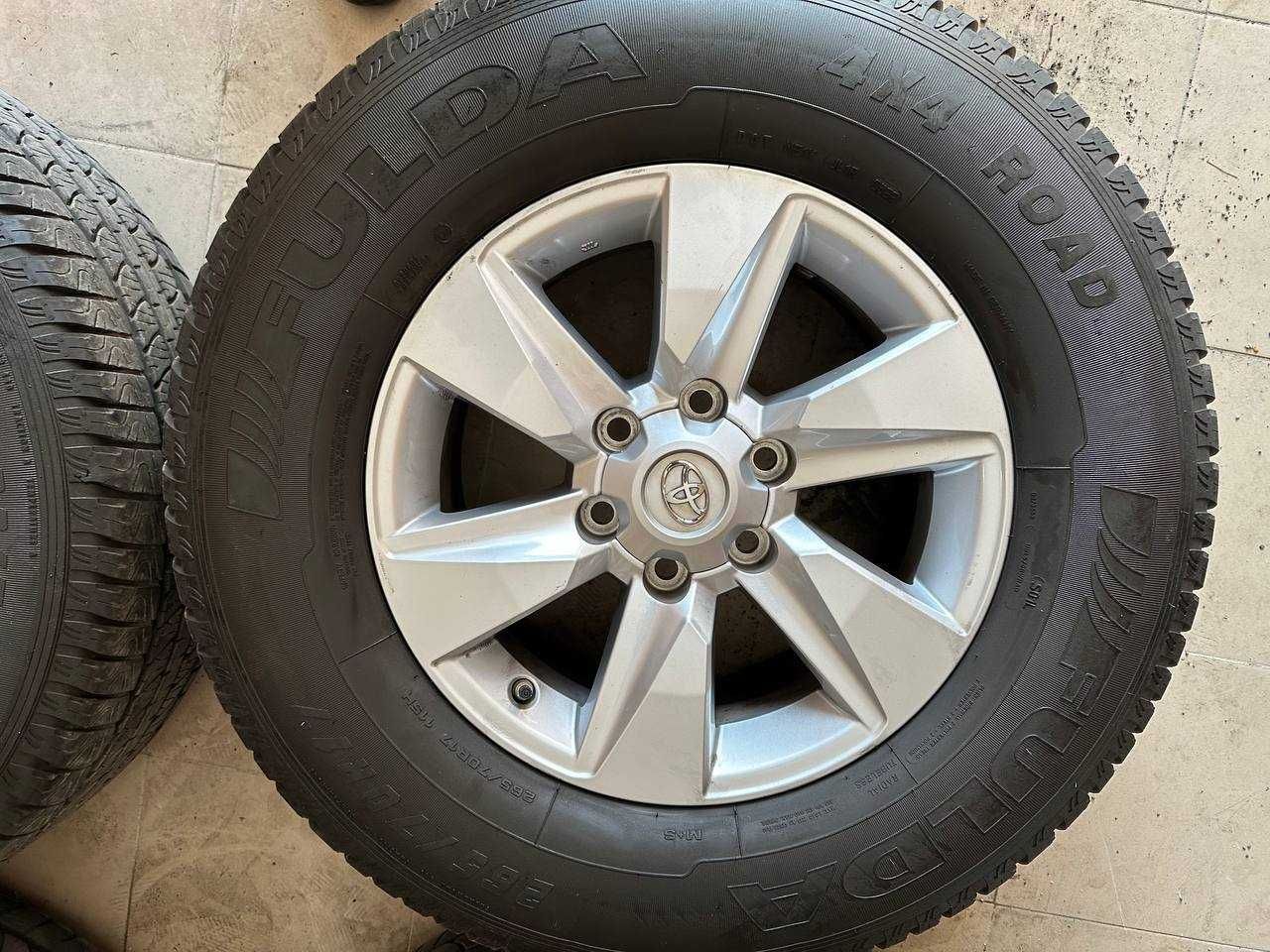 Диски Toyota Prado 150 7.5J 6x139,7 r17 ( 265/70 R17 Fulda Road 4x4)