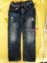 Spodnie jeansowe, jeans , 6-7lat, chłopięce, stan idealny.