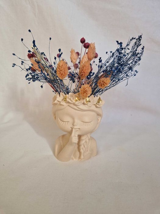 Jarra Flores e Gestos - Artigo de Decoração