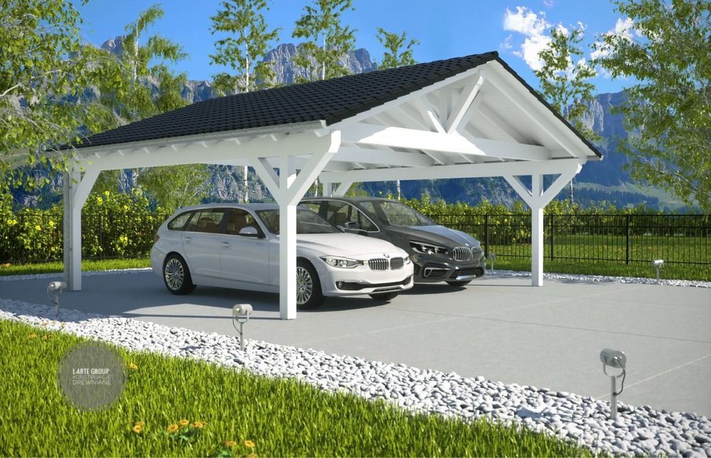 Wiata garażowa Altana 690x590 cm carport Producent