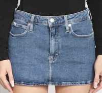 Spódnica jeansowa mini Calvin Klein rozm L
