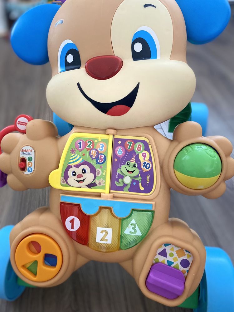 Інтерактивні дитячі ходунки каталка Fisher-Price