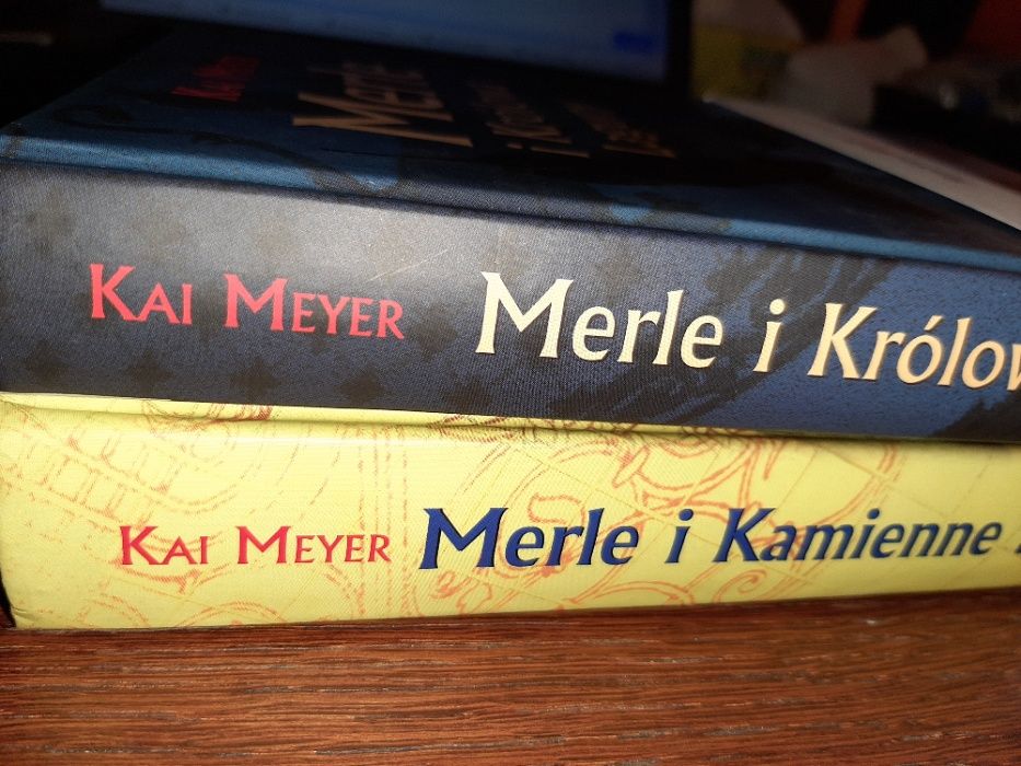 Kai Meyer Merle Kamienne Światło MERLE i Królowa Laguny 2szt=38zł NOWE
