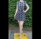 Sukienka w kwiaty New Look 34 XS lekka letnia zwiewna