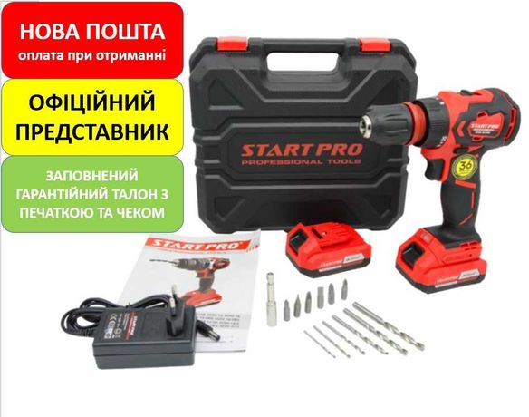 Шуруповерт аккумуляторный Start PRO SCD2-12/2BD Brushless