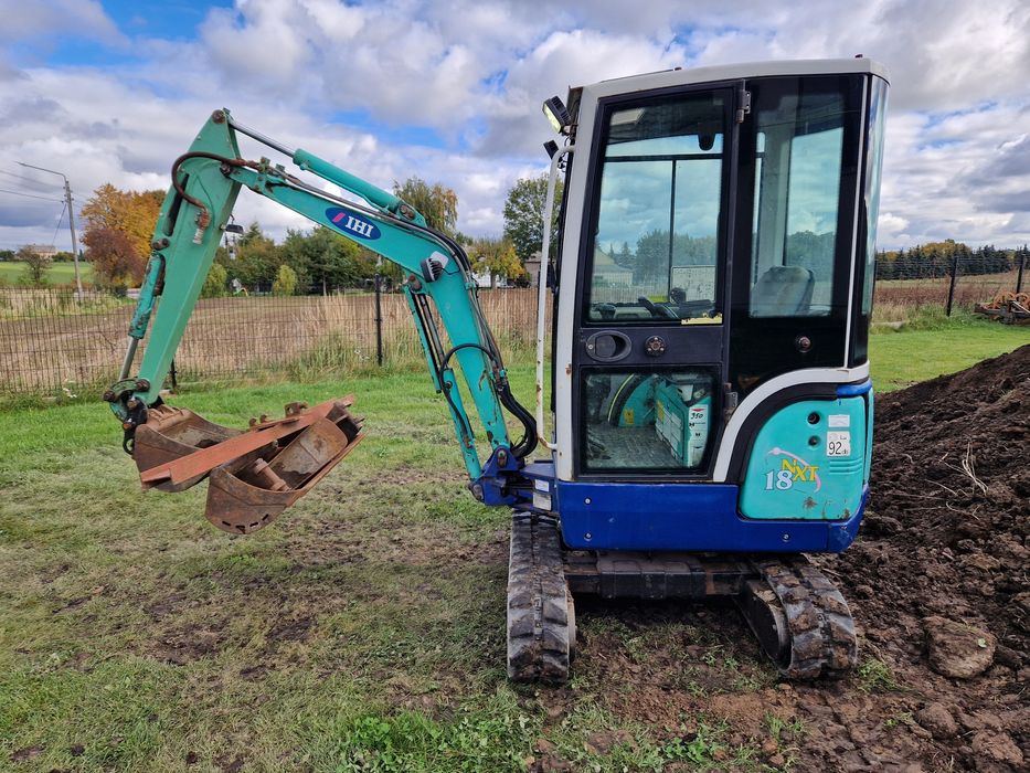 Minikoparka IHI NXT18 Yanmar 3 cylindry dużo osprzetu