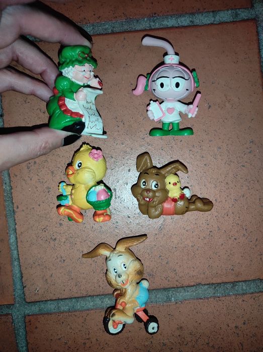 Bonecos antigos de coleção anos 80