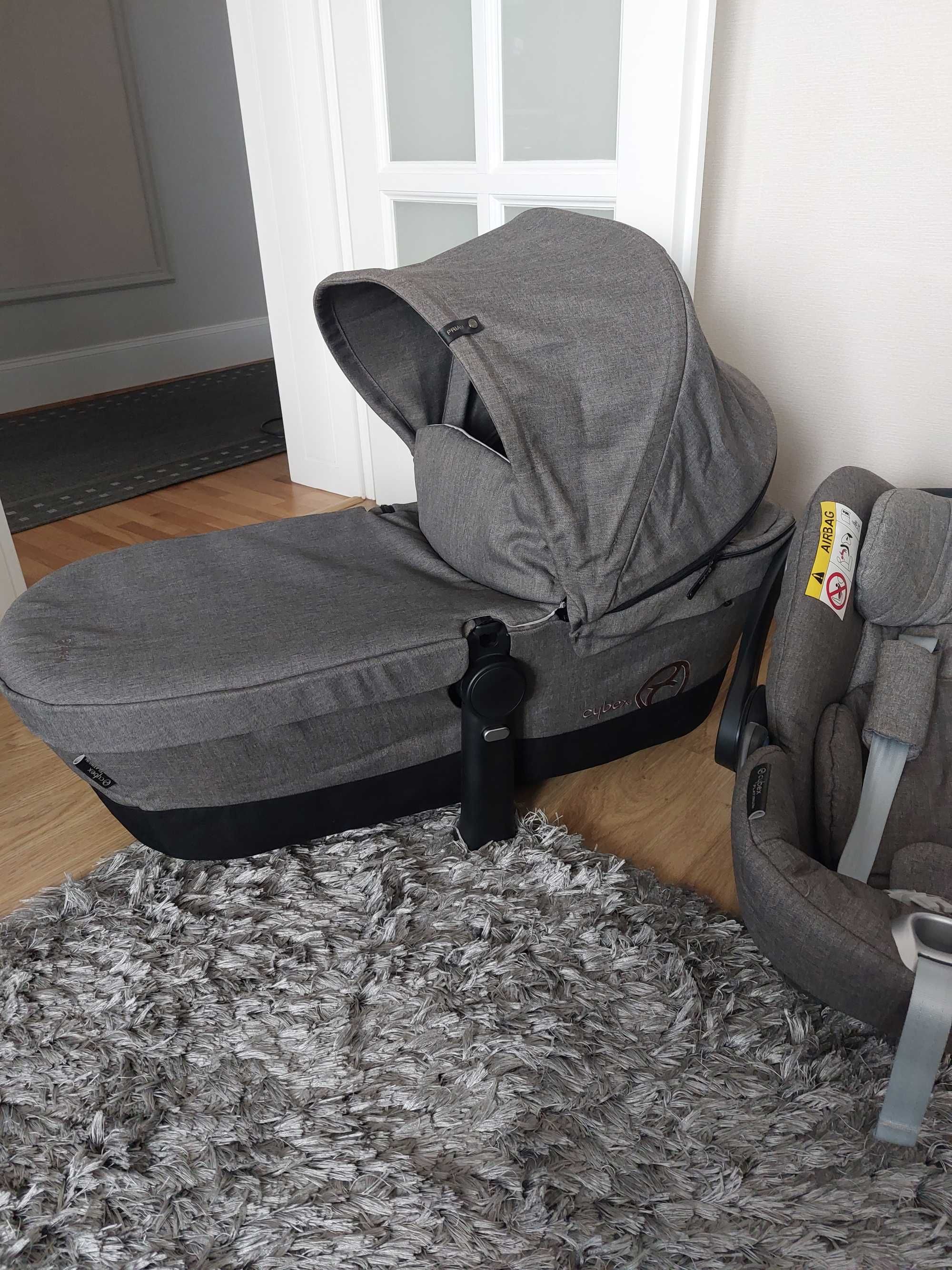 Cybex platinum priam lux 3w1 cały zestaw