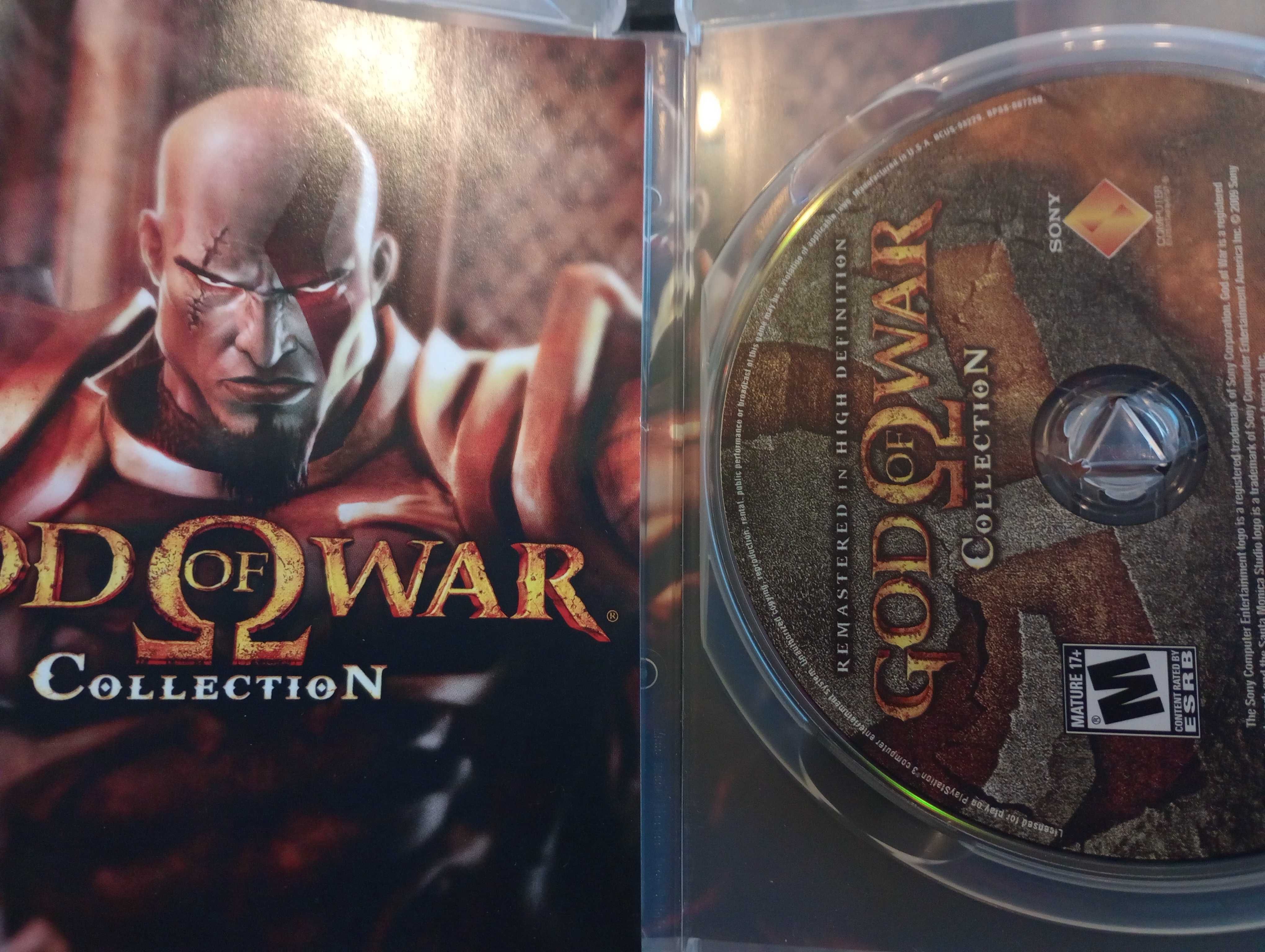 PS3 God of War Collection Remastered on high definition PlayStation 3