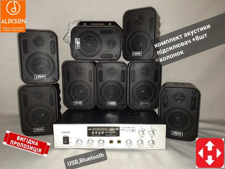 Комерційний звук акустика для фонового оповіщення багато вар-тів