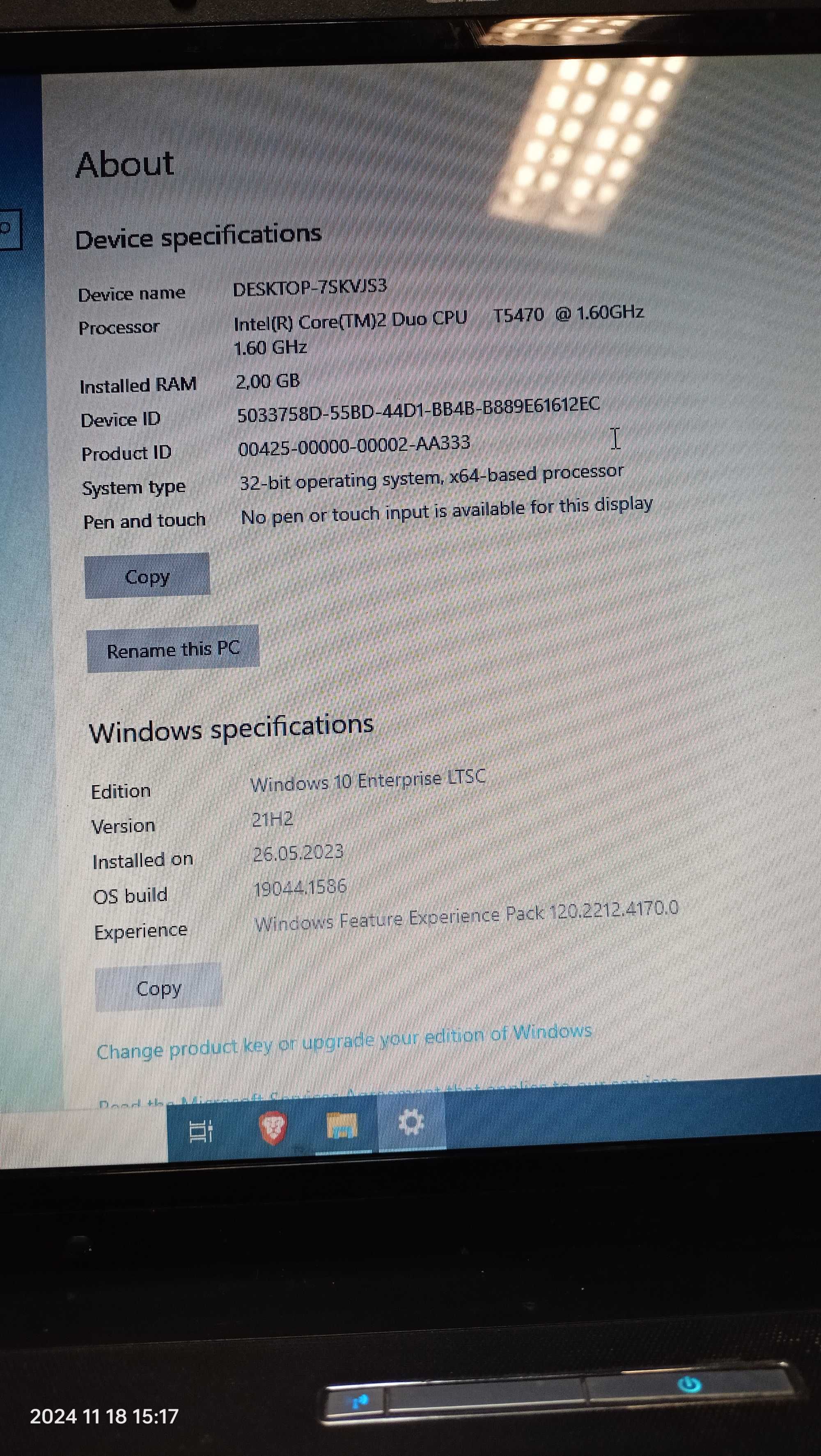HP Compaq 6720s Sprawny Używany Starszy bez zasilacza