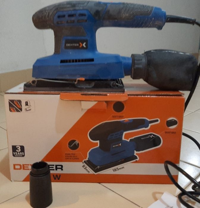 lixadeira / lixadora Dexter 200w 93x185 mm