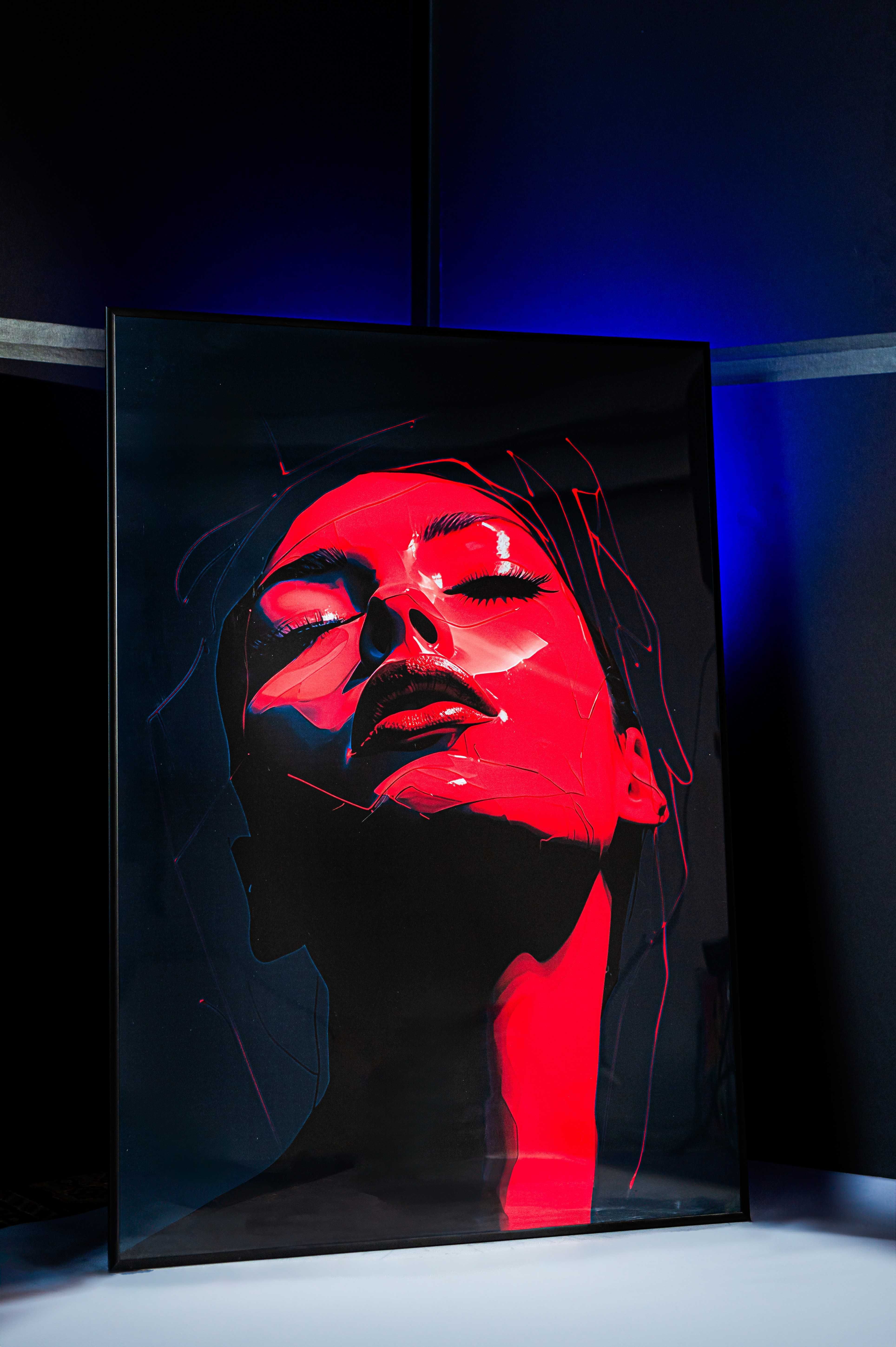 Plakat na Ścianę Obraz Kobieta Minimalizm Abstrakcja Art 40x60 cm