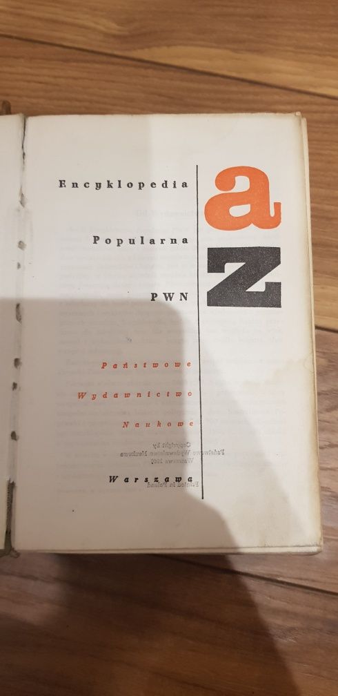 Encyklopedia popularna PWN Warszawa 1966 rok