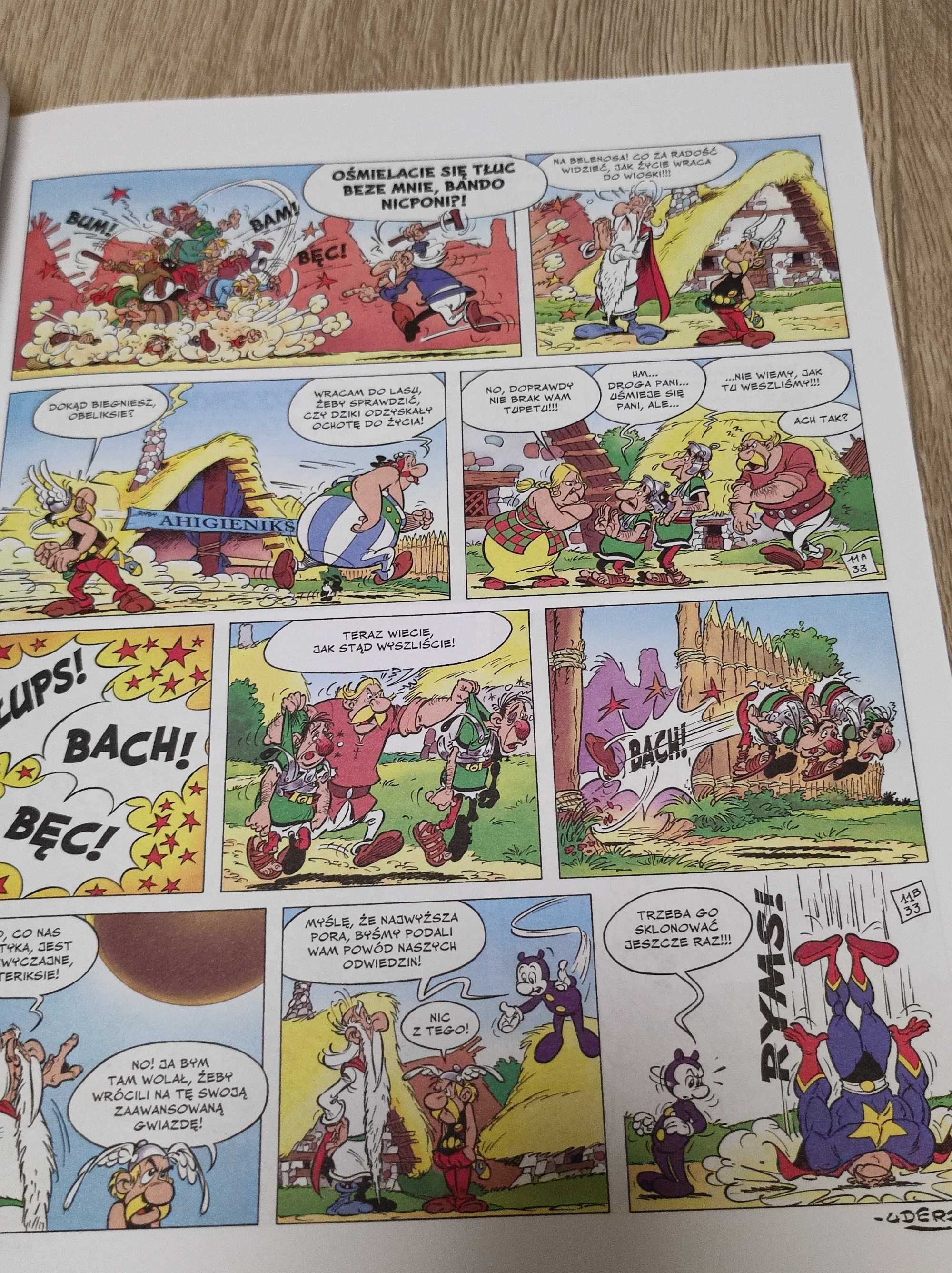 Komiks Asterix -  kiedy niebo spada na głowę