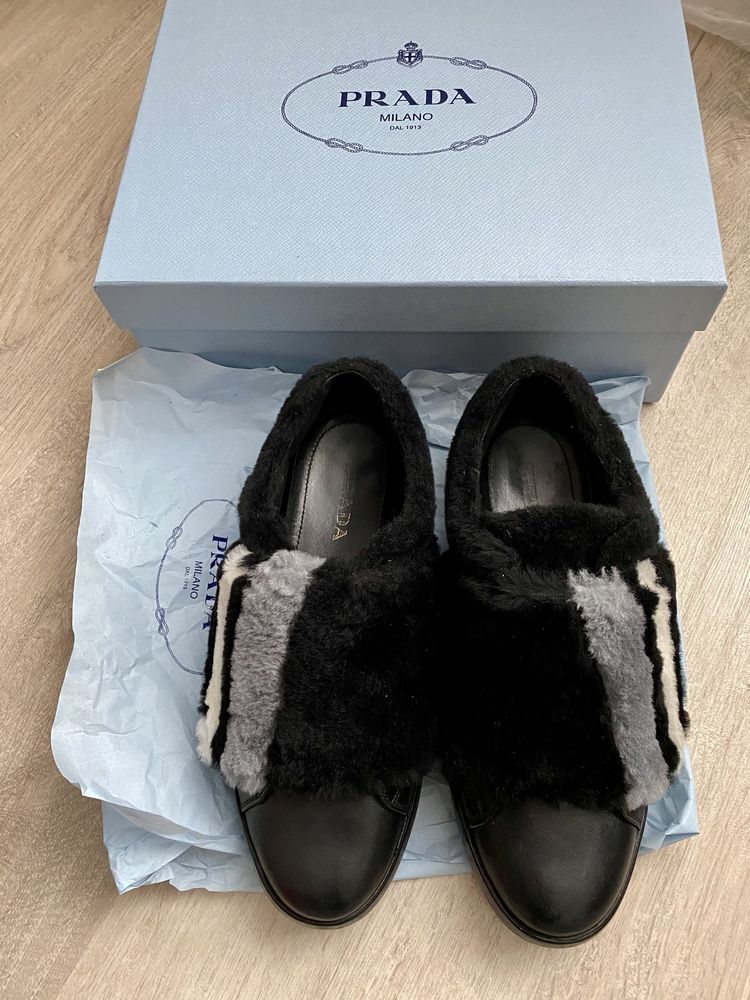 Оригинальные кеды / ботинки Prada
