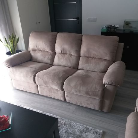 2 sofás reclináveis como novos