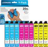 LOSMANN Wkłady do drukarki 16XL kompatybilne z Epson 16 X