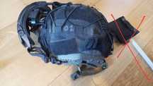 Capacete airsoft mais suporte NVG